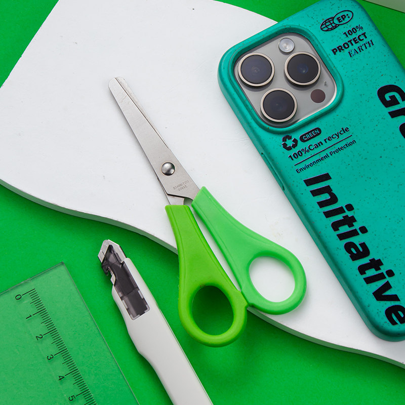 儿童安全剪刀手工布艺圆头不伤手家用剪刀带刻度学生DIY缝纫剪子,淘宝优惠券,粉丝福利购,淘宝优惠卷