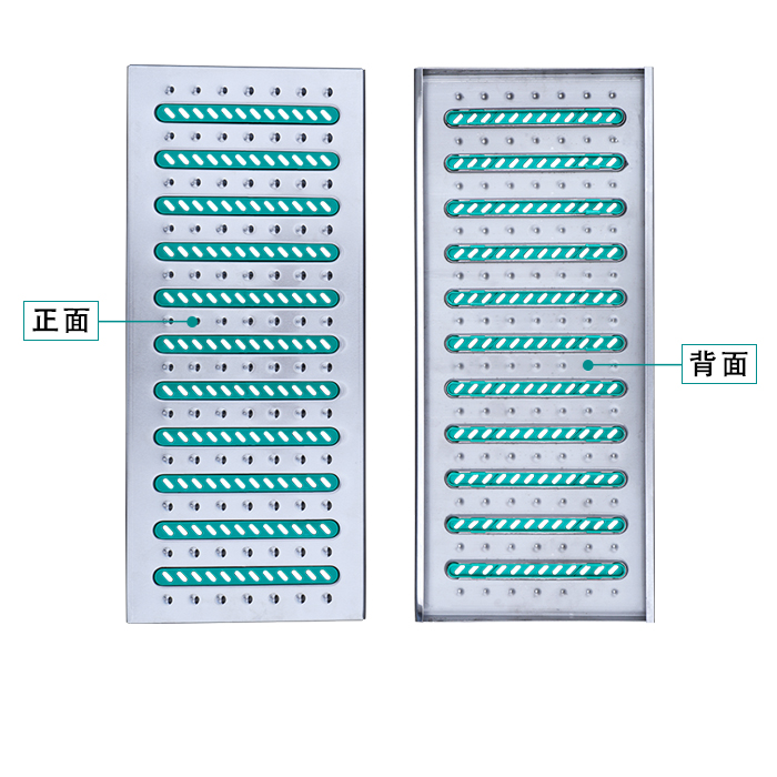 不锈钢地沟盖板304厨房水沟盖板201明沟下水道加厚篦子排水沟盖板 - 图3