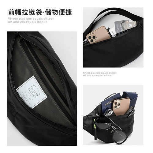 Мужская ткань, поясная сумка, водонепроницаемая сумка, сумка через плечо, летняя нагрудная сумка, спортивная небольшая сумка