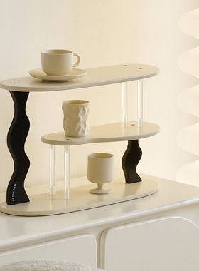 厂家 家居玄关桌面钥匙收纳摆件客厅奶油风收纳置物杯架