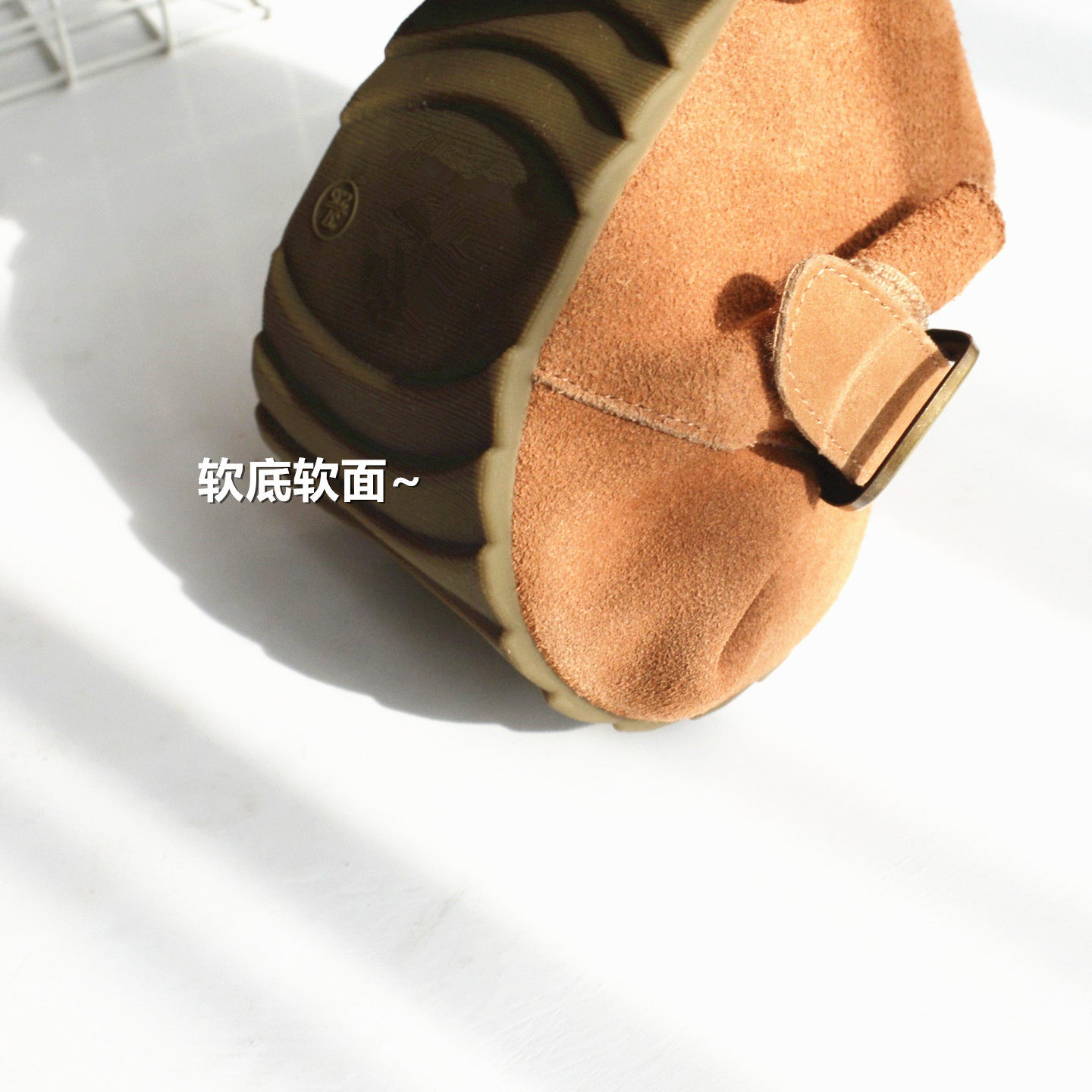 撤柜单！牛反绒加绒保暖勃肯鞋2025冬季新款复古魔术贴厚底女棉鞋,淘宝优惠券,粉丝福利购,淘宝优惠卷