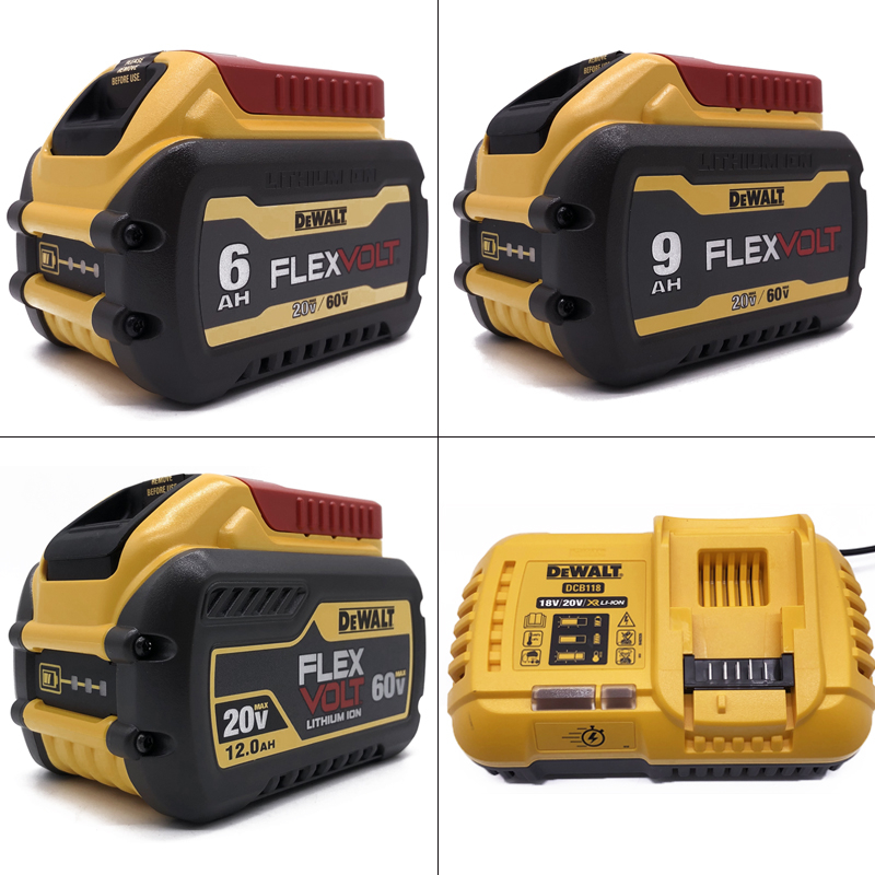 正品得伟DEWALT10.8V/12V/18V/20V/60V原装锂电池通用快速充电器 - 图3