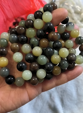 和田玉多宝手串卡12mm，送女友朋友礼物生日礼物