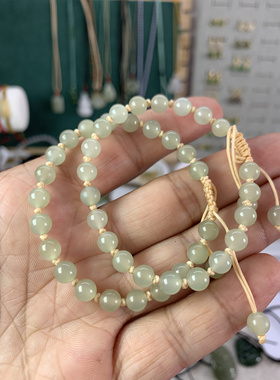 和田玉手链卡6手工diy