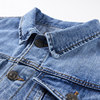 Spring and Autumn Denim Vest Men's Lapel Jacket