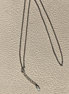 925纯银项链锁骨短绳子款女休闲时尚个性简约百搭款