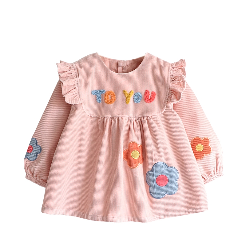 Baby blouse girls outerwear fashionable children's bib