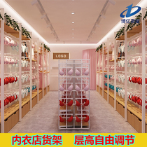Underwear Briefs Shelves Landing On Wall Fame Startups Shelves Home Clothing Display Display Cabinet Socks Bra display shelves