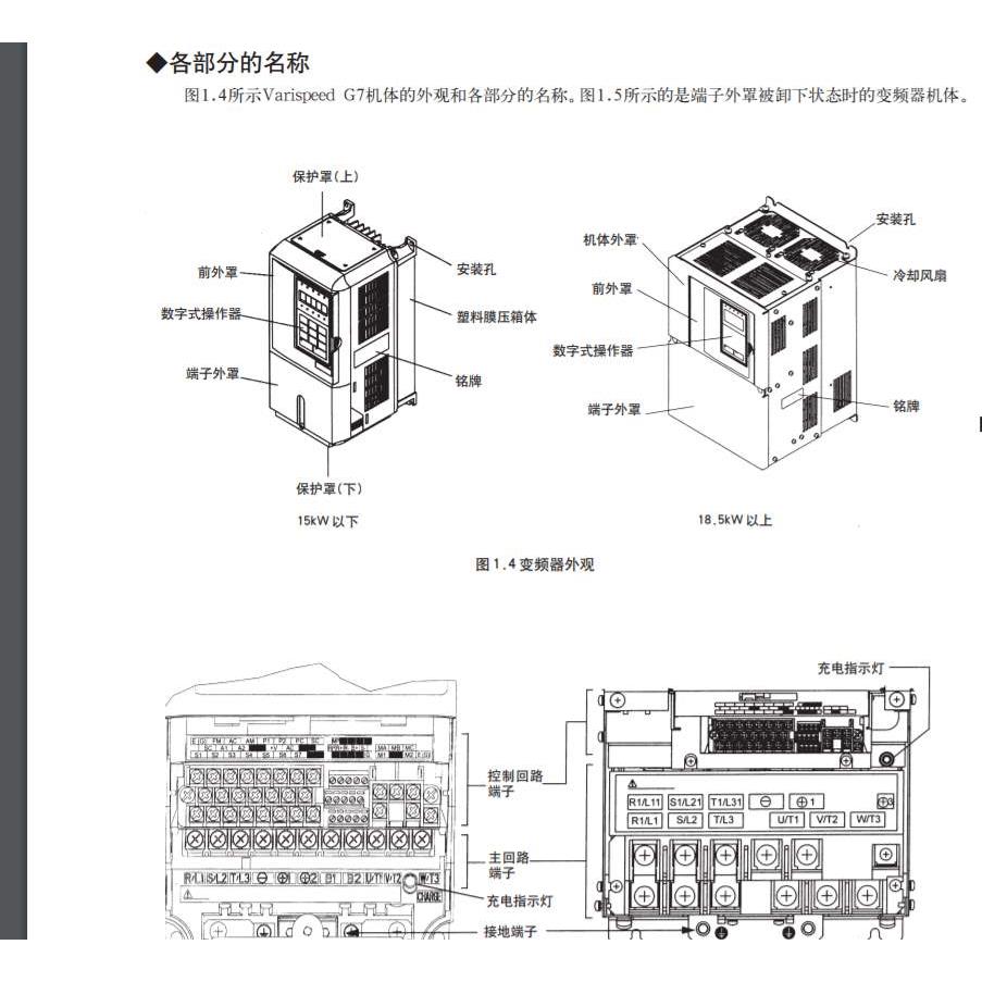 议价安川变频器CIMR-G7B40P4 CIMR-G7B40P7 CIMR-G7B41P5包邮买家-图1