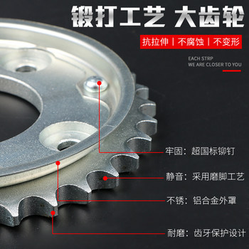 ລົດຈັກ M3 ລິງນ້ອຍຊຸດສາມຊຸດ Wangjiang Big Doll Chain MSX125 Sprocket Little Monster Chain Teeth