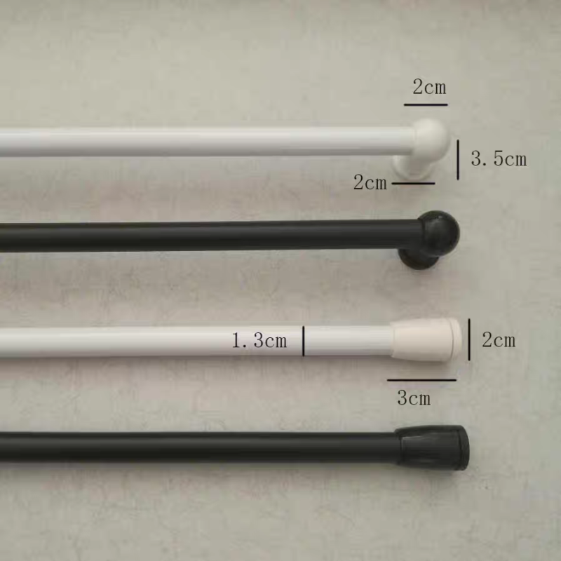 铁艺绷纱杆可拆卸免打孔小矮人白色半帘门帘窗帘杆咖啡帘超细杆子,淘宝优惠券,粉丝福利购,淘宝优惠卷