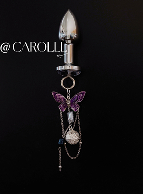 CAROLLL蝴蝶兰锆石乳环项圈