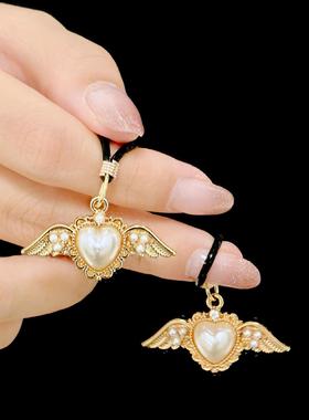 CAROLLL宫铃爱心疼痛调节身体链乳夹