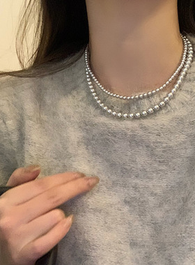 法式珍珠项链丰美饰品厂女