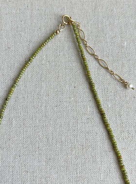 小飞燕 秘密花园工作室原创小众手工串珠项链 颈链