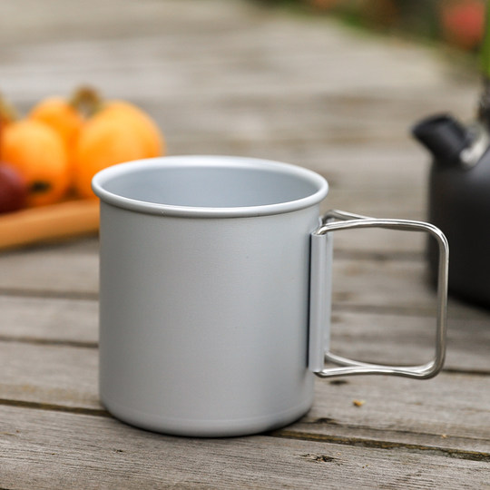 Taza de agua plegable HikeMount de aleación de aluminio ultraligera