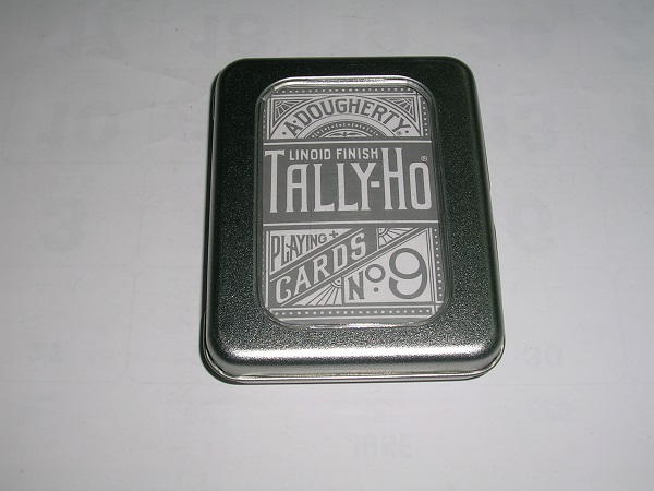 美國原裝進口 Tally Ho Silver 銀色 鈦金屬 Titanium 圓背撲克牌 - 图2