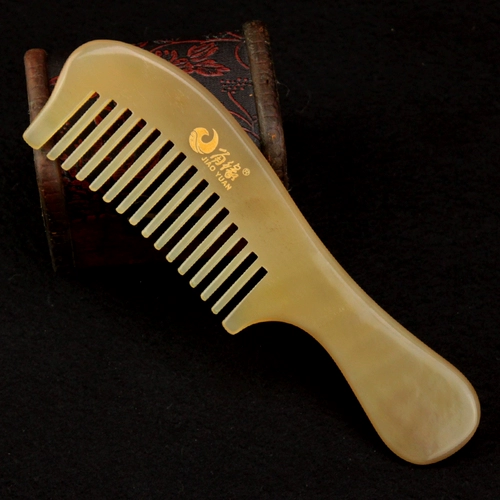 角缘 Большой натуральный лечебный массажер, кудрявая расческа