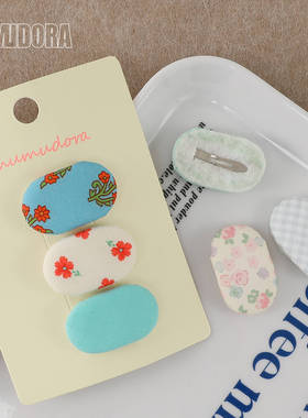 儿童发夹女童发圈女宝宝装扮头公仔挂件公主配饰四季韩系百搭洋气