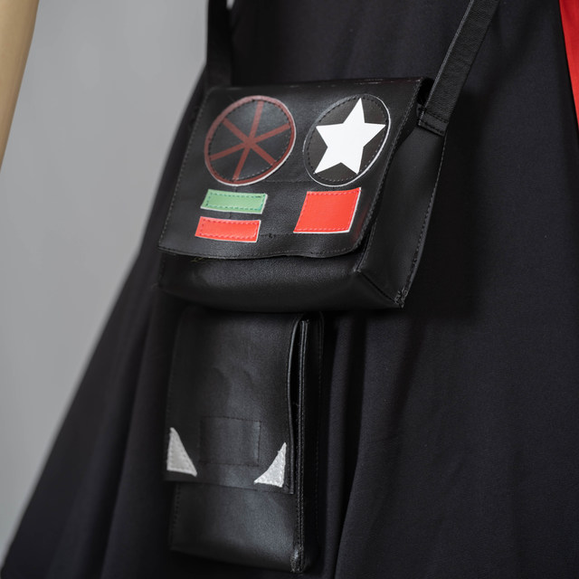 Guilty Crown Qi Qi cosplay little black dress COS costume