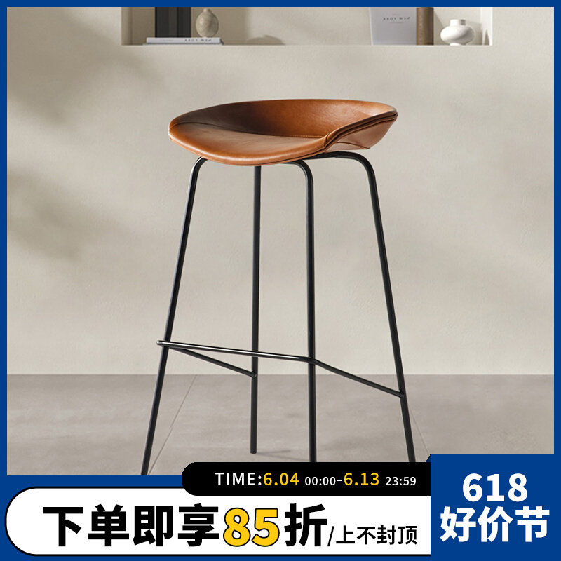 北欧塑料吧台凳吧台n椅子现代简约家用高脚吧椅大师设计轻奢前台,淘宝优惠券,粉丝福利购,淘宝优惠卷