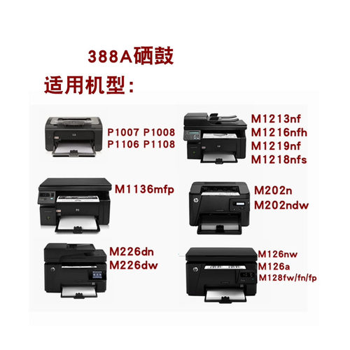适用 惠普388A硒鼓 惠普m126a硒鼓易加粉 1007硒鼓  M1136 1106硒鼓 M1213硒鼓 惠普m1136硒鼓惠普126a硒鼓 - 图1