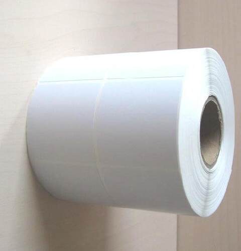 热销铜版标签纸50X50条码纸ZT210 G500 ZD888 IT4B不干胶打印纸 - 图0