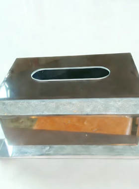 现代简约亚克力纸巾盒方形透明收纳盒家居装饰用品