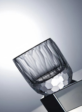 轻奢水晶杯复古创意装饰家居摆件个性透明茶杯