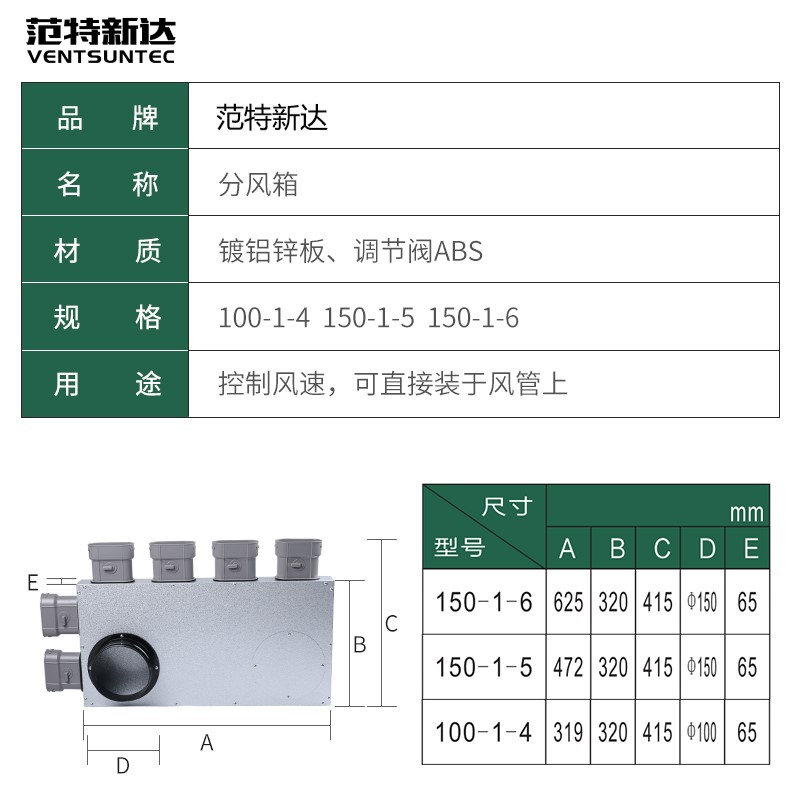 新风系统盾构管地送风扁管顶回风PE管108X50pe扁管环保双壁波纹管 - 图2