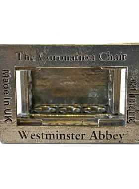 现货 英国伦敦西敏寺爱德华一世加冕王位小型复刻摆件金属环保
