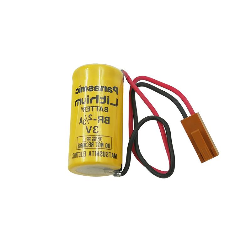 原装松下BR-2/3A 3V/17335 带线插头锂电池 PLC工控 数控医疗设备