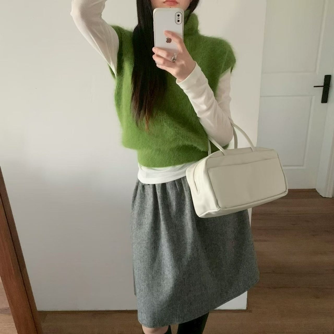 PPSHD秋冬软糯兔毛高领针织马甲女叠穿坎肩背心无袖毛衣百搭上衣,淘宝优惠券,粉丝福利购,淘宝优惠卷