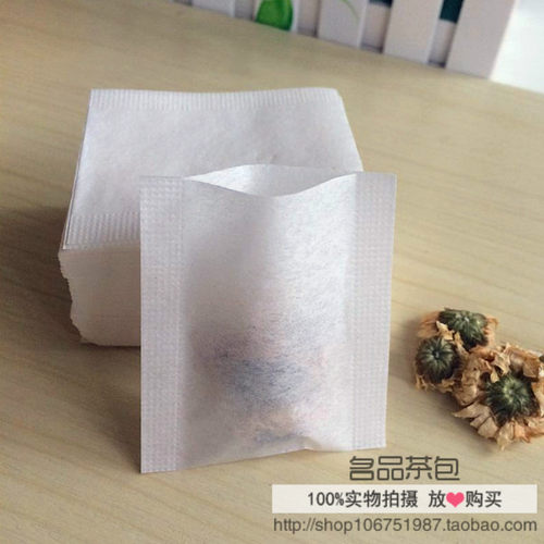 100个55*62mm热封茶包袋泡茶袋滤纸药粉袋泡茶袋袋煲汤空茶包 - 图1