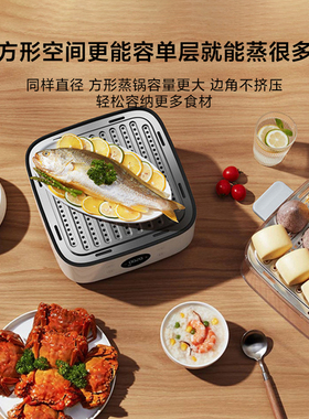 小米米家多功能电蒸锅N113L家用