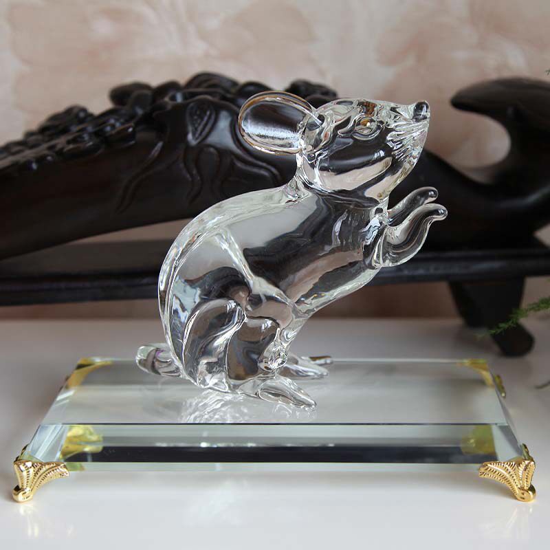 12十二生肖鼠牛虎兔龙蛇马羊猴鸡狗猪办公摆件家居装饰品礼品 - 图0