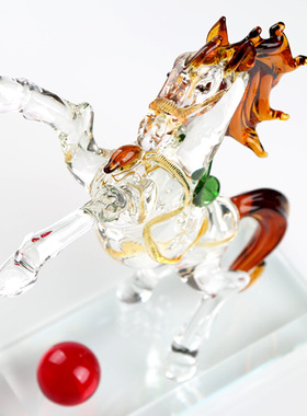 马摆件马到成功公司桌面摆设创意礼品送朋友领导老师