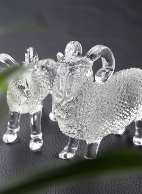 中式家居装饰品装饰品生肖羊三阳开泰摆件创意可爱乔迁新居