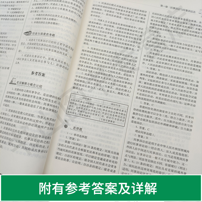 民事诉讼法练习题集第六版+刑事诉讼法练习题集第五版21世纪法学系列教材配套辅导用书法律书籍法学历年考研试题国际法练习题集 - 图3