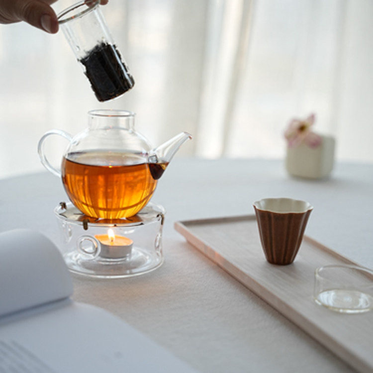 VAST无垠器皿玻璃茶壶蜡烛加热底座温茶器煮茶炉茶具温茶器炉套装,淘宝优惠券,粉丝福利购,淘宝优惠卷