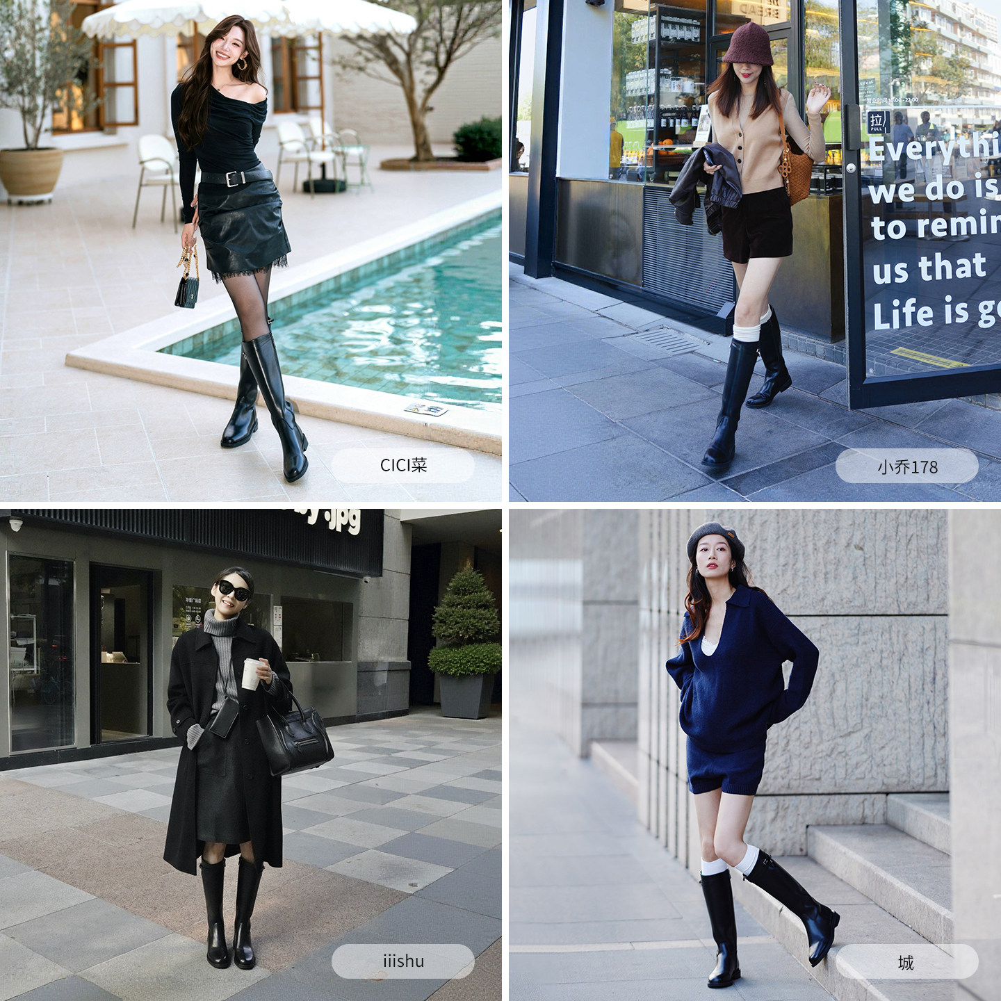 哈森/HARSON【骑士小姐】25新冬长筒带扣骑士靴舒适增高显瘦女靴,淘宝优惠券,粉丝福利购,淘宝优惠卷