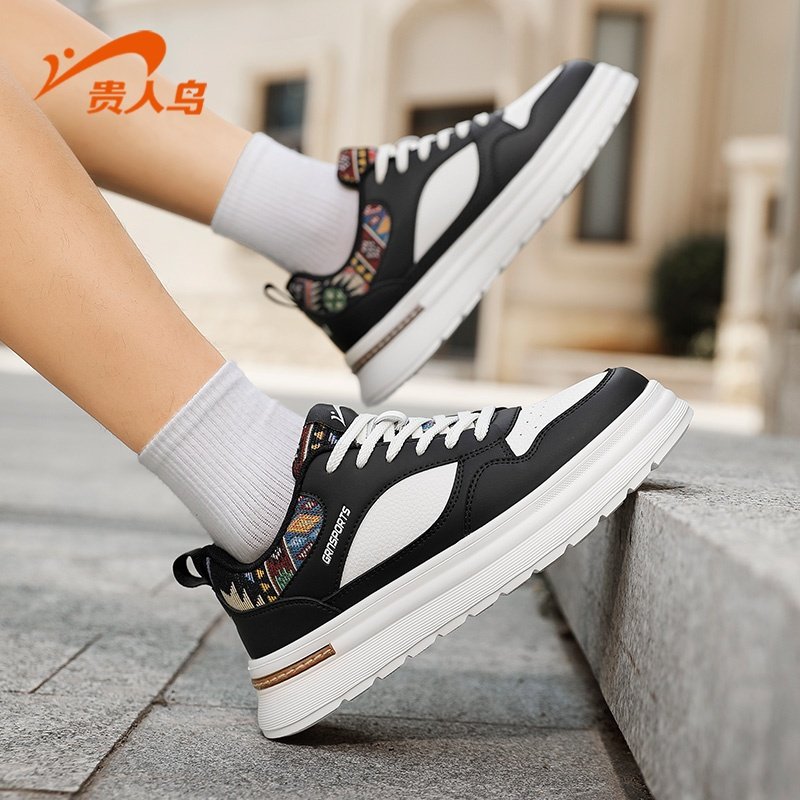 贵人鸟正品板鞋男2026冬季新款厚底增高运动鞋经典百搭休闲鞋男款,淘宝优惠券,粉丝福利购,淘宝优惠卷