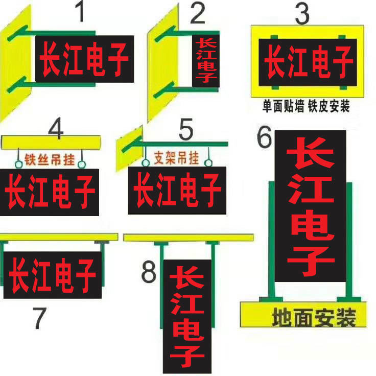 LED电子灯箱专用墙上固定支架角铁卡槽式定做门头各种规格 - 图2