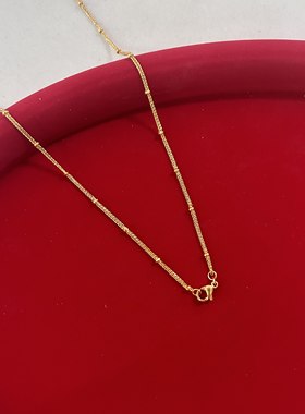 旭平时尚新年高级感新中式仿金色春节氛围项链吊坠合辑