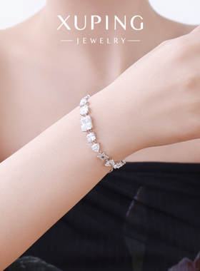 旭平彩宝系列冰糖方形手链女时尚轻奢气质小众设计高级感易搭手饰