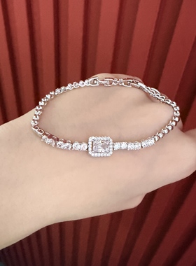 旭平冰糖方形手链女时尚轻奢气质小众设计高级感易搭手饰