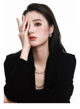 旭平时尚个性冷淡风无性别中性风气质简约单戴素链项链毛衣链