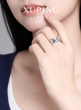 旭平兔子造型戒指女甜酷金属ins立体质感食指戒时尚气质修饰指环