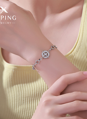 旭平时尚芒星手链复古时尚气质轻奢个性冷淡风小众设计高级感手饰