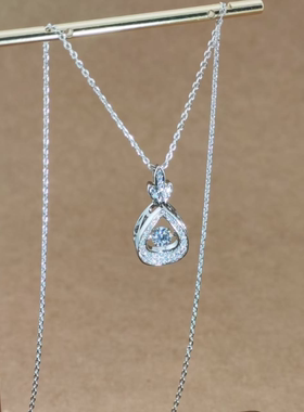 旭平夏日清新氛围感时尚易搭ins风跳动的心简约气质项链